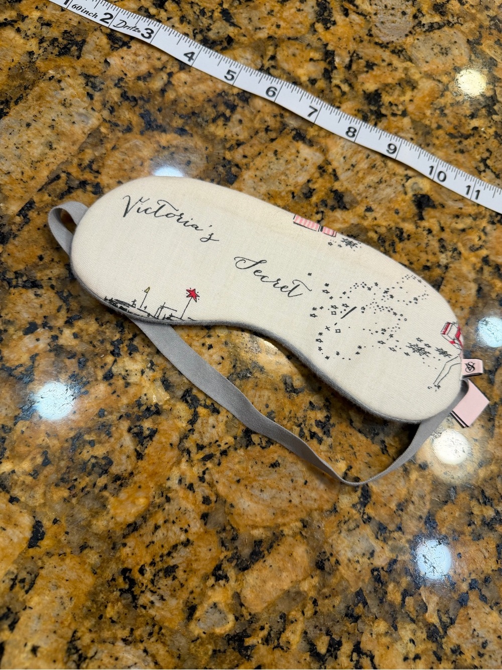 Victoria's Secret Gray and Pink Sleep Mask